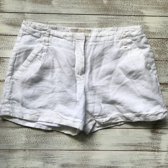 LOFT LINEN SHORTS - Picture 3 of 8